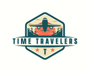 Airplane Travel Tour Vacation logo design