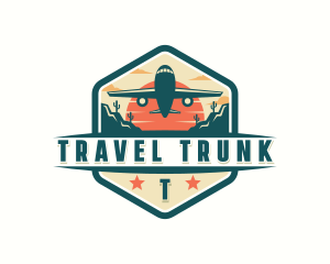 Airplane Travel Tour Vacation logo design