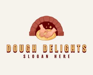 Pizza Dough Oven logo design