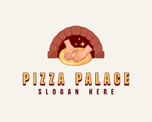 Pizza Dough Oven logo design