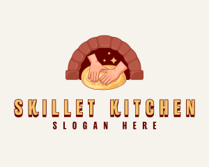 Pizza Dough Oven logo design