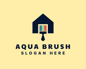 Home Paint Renovation logo design