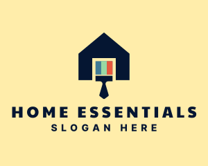 Home Paint Renovation logo design