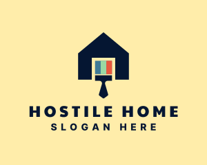 Home Paint Renovation logo design