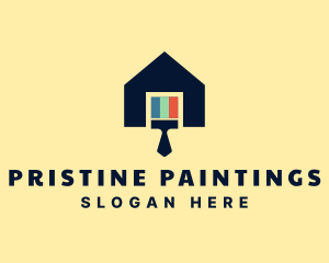 Home Paint Renovation logo design