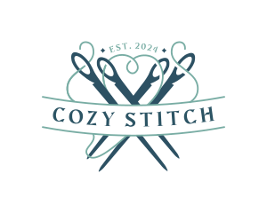 Needle Thread Sewing logo design