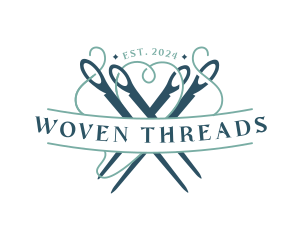 Needle Thread Sewing logo design