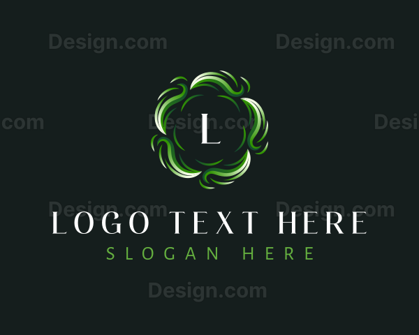 Grass Leaf Natural Logo