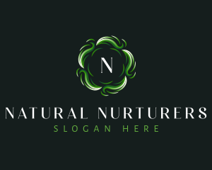 Grass Leaf Natural logo design