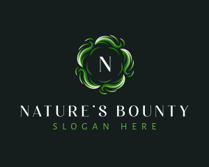 Grass Leaf Natural logo design