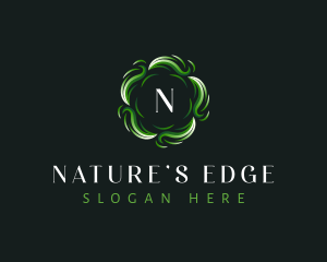 Grass Leaf Natural logo design