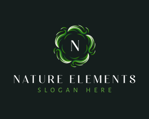 Grass Leaf Natural logo design