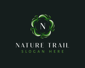 Grass Leaf Natural logo design