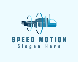 Truck Speed Orbit logo design