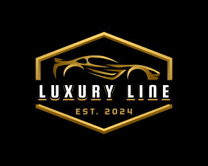 Luxury Race Car Detailing logo design