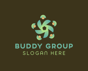 Human Group Community logo design