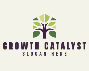 Tree Garden Farm logo design