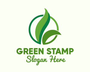 Green Natural Grass logo design