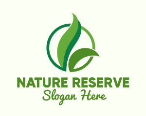 Green Natural Grass logo design