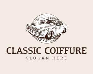 Classic Vintage Retro Car logo design