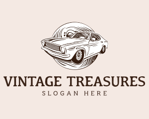 Classic Vintage Retro Car logo design