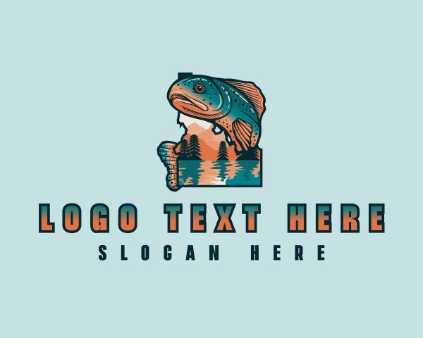 Fish Trout Idaho logo