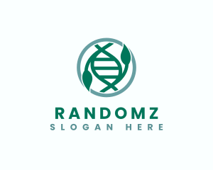 Biotech DNA Leaves logo