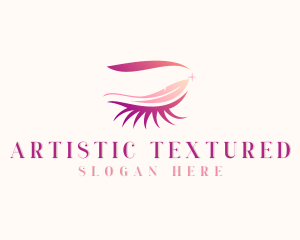 Makeup Artist Eyelashes logo design