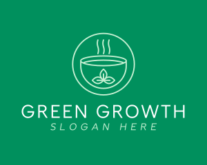 Organic Green Tea logo design