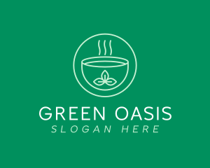 Organic Green Tea logo design