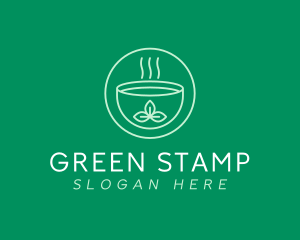 Organic Green Tea logo design