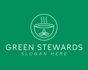 Organic Green Tea logo design