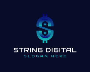 Digital Currency Dollar  logo design