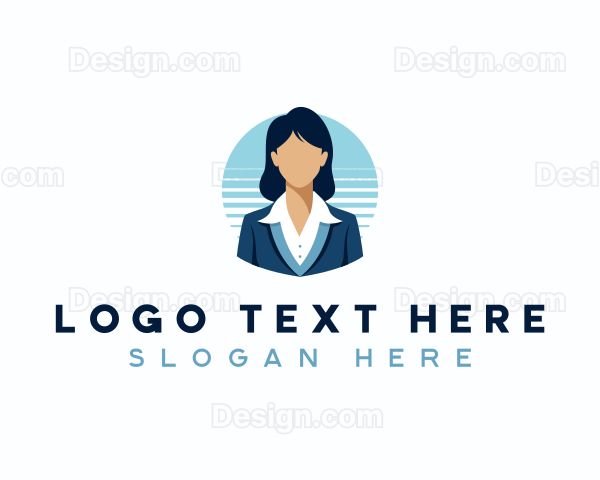 Professional Business Woman Logo