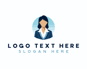 Professional Business Woman logo