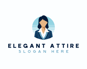 Professional Business Woman logo design