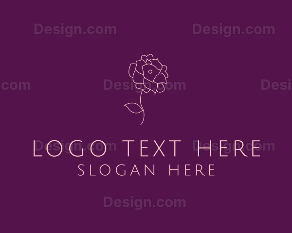 Elegant Blooming Flower Logo