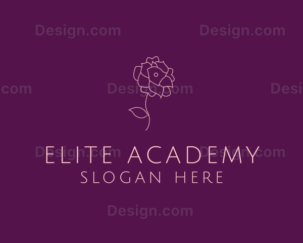 Elegant Blooming Flower Logo