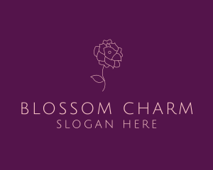 Elegant Flower Plant logo design