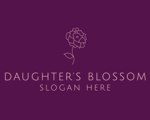 Elegant Flower Plant logo design