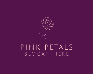 Elegant Flower Plant logo design