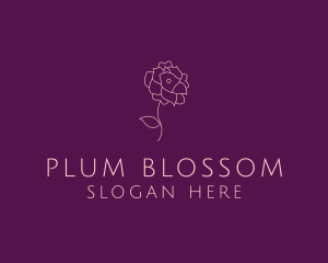 Elegant Flower Plant logo design