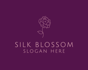 Elegant Flower Plant logo design