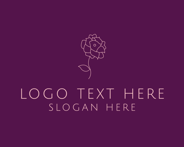 Blossoming logo example 4