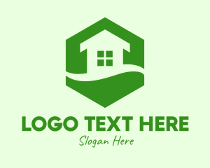 Green Hexagon House logo