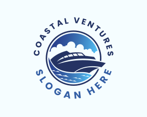 Yacht Ocean Travel logo design