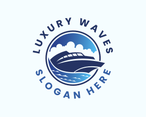 Yacht Ocean Travel logo design