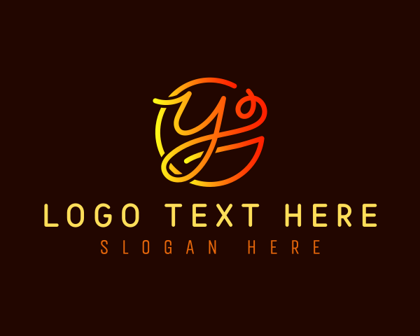 Calligraphy logo example 1