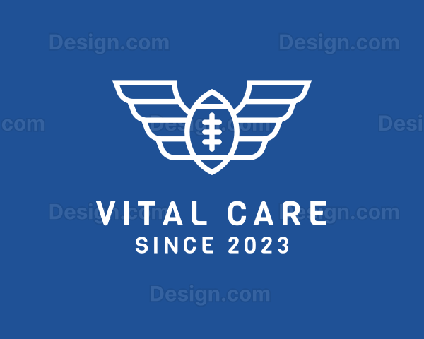 American Football Wings Logo
