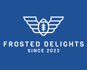 American Football Wings logo design